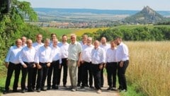 Der Süden unterstützte den Norden: Die Klagenfurter, einer von zwei Post-Chören Österreichs, ...