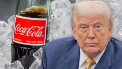 US-Präsident Donald Trump wünscht sich eine Änderung des Cola-Rezepts und bekommt diese auch – ...