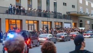 Ein wesentlicher Teil der Arbeit der Polizei bei den Festspielen ist Personenschutz. Vor allem ...