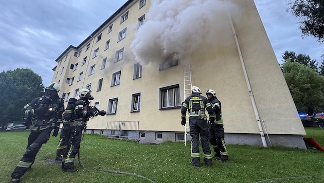 Am frühen Abend kam es im Salzburger Stadtteil Lehen zum Wohnungsbrand.