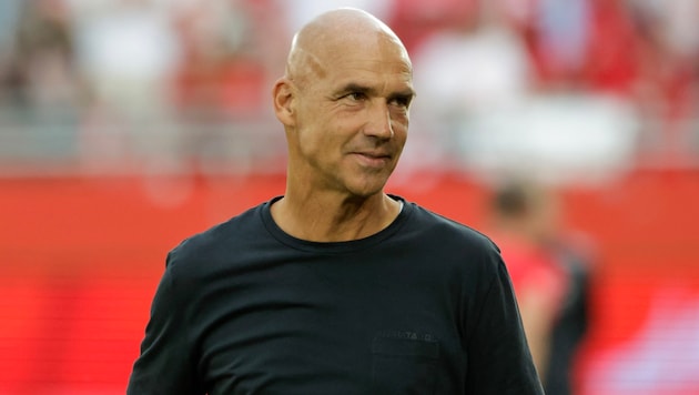 Salzburg-Trainer Thomas Letsch fand in der Halbzeitpause die richtigen Worte, um seine ...