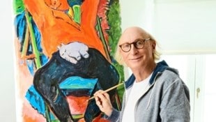 Otto Waalkes in seinem Hamburger Studio