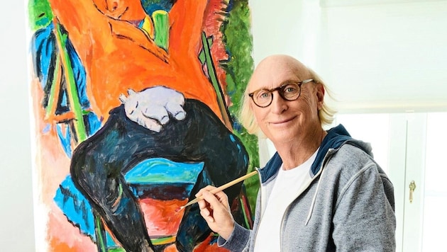 Otto Waalkes in seinem Hamburger Studio