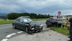 Zwei Pkw kollidierten in Straßwalchen.