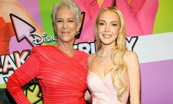 Lindsay Lohan freut sich über die Unterstützung von Jamie Lee Curtis, die auch während ihrer ...