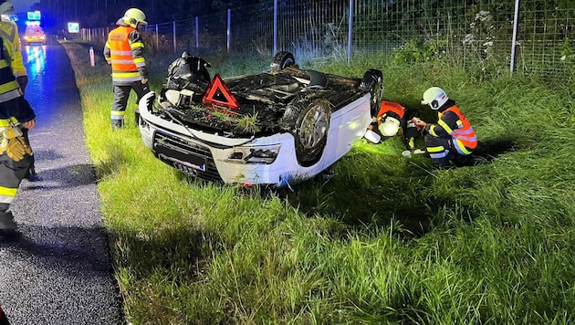 Die Freiwillige Feuerwehr Gaishorn am See war zur Stelle.