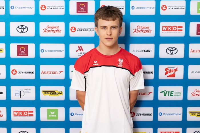 Wiesmayr kann die Jugendspiele nun doch noch mit einem Lächeln verlassen.