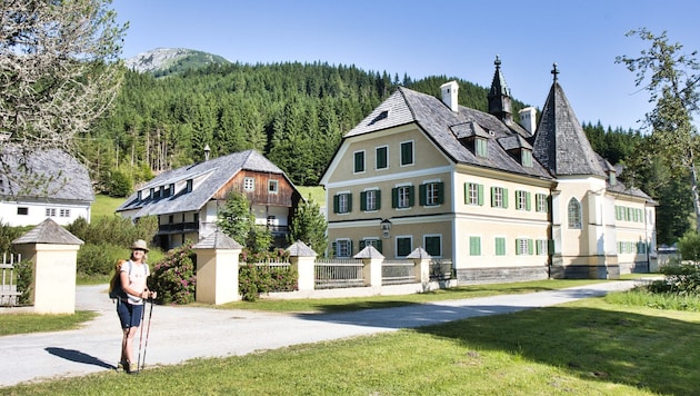 An Erzherzog Johanns Jagdschloss, dem Brandhof, vorbei, führt die finale Etappe der Tour.