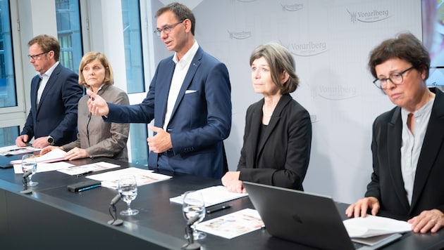 Das Pressefoyer ist Geschichte.