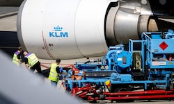 Am Hamburger Flughafen wurde ein Großeinsatz eingeleitet, nachdem eine KLM-Maschine notlanden ...