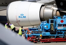 Am Hamburger Flughafen wurde ein Großeinsatz eingeleitet, nachdem eine KLM-Maschine notlanden ...