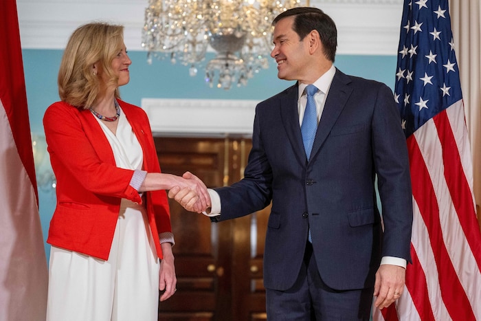Shakehands mit US-Amtskollege Marco Rubio