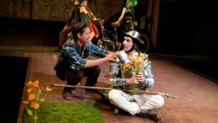 Stefan Lasko als treuer Sancho Panza, David Fuchs als großer Anti-Held Don Quichote.