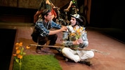 Stefan Lasko als treuer Sancho Panza, David Fuchs als großer Anti-Held Don Quichote.