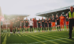 Die Kicker des FC Red Bull Salzburg hatten nach Schlusspfiff in Bergen einiges zu feiern.  