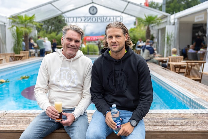 Rauch und Siller (gestern) genossen die Zeit.