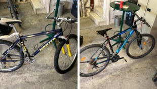 Die Polizei veröffentlichte Bilder der gestohlenen Bikes.