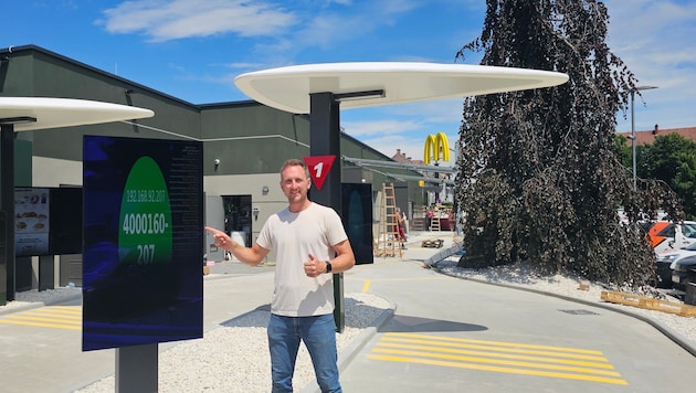 Manuel Ringhofer bietet nun zwei Drive-in-Spuren an.