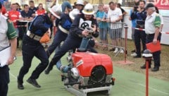 Für die Feuerwehr-Wettkämpfer geht es in Krenstetten  um Top-Leistungen.  