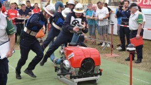 Für die Feuerwehr-Wettkämpfer geht es in Krenstetten  um Top-Leistungen.  