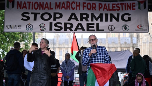 Corbyn macht seit Jahren mit anti-israelischen Parolen auf sich aufmerksam.