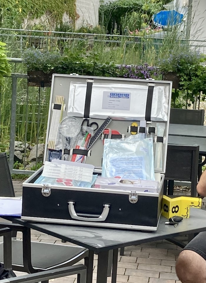 Spuren wurden genommen.