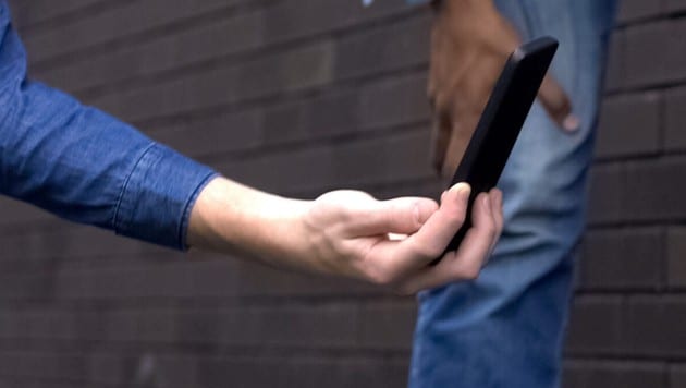 Mit einem Handy wurde der Vorfall festgehalten.