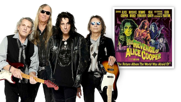 Gruselpapst Alice Cooper hat seine alten Spießgesellen um sich geschart und frönt auf dem neuen ...