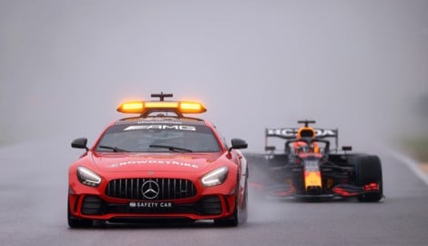 Nach zwei Runden hinter dem Safety-Car war Schluss. 
