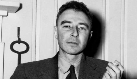 Physiker Robert Oppenheimer gehört zu den wichtigsten Schlüsselfiguren der jüngeren ...