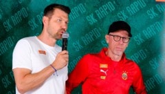 Markus Katzer (li.) und Peter Stöger