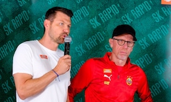 Markus Katzer (li.) und Peter Stöger