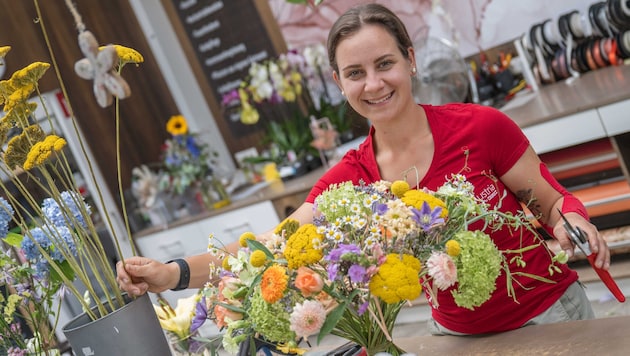 Sophie Bretterklieber ist Floristin und Landwirtin