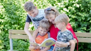 „Die Vollkommenheit des Glücks“: Roswitha mit ihren (Leih-)Enkelkindern