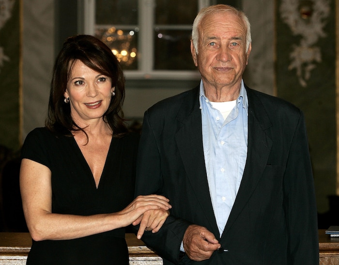 iris Berben mit Armin Mueller-Stahl, Schauspielkollege aus Buddenbrooks.