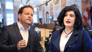 Auch in der Asylpolitik kommen Zeliha Aslan (Grüne) und Markus Abwerzger (FPÖ) auf keinen grünen ...