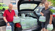 Egon Englisch (links) packte in Poysdorf an, wenn es um wichtige Themen ging. Nun legt er sein ...