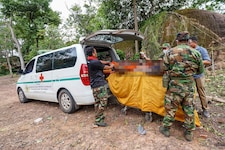 Bei den Gefechten in der Grenzregion starben in Thailand und Kambodscha bisher 40 Menschen – ...