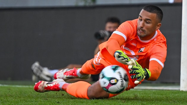 Dejan Stojanovic wird auch im Cup im Altacher Tor stehen.