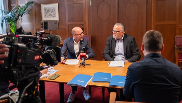 Etwas mehr als 100 Tage regieren Michael Ritsch und Roland Frühstück gemeinsam.