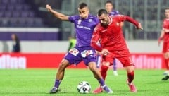 Die Wiener Austria um Kapitän Fischer (li.) siegte mit 2:0.