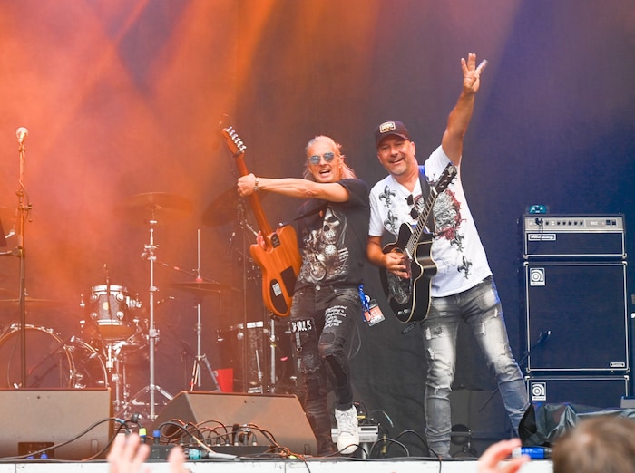 Die Tabacco Road Blues Band heizte ein.