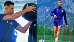 Cristiano Ronaldo schuftet in Österreich – das mutet mitunter idyllisch an.