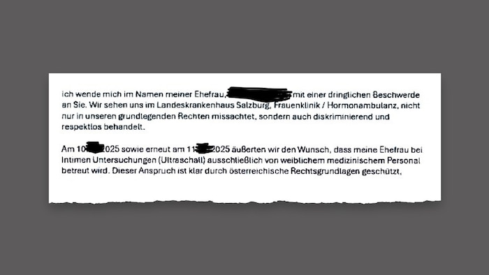 Auszug aus der Beschwerde, die der „Krone“ vorliegt