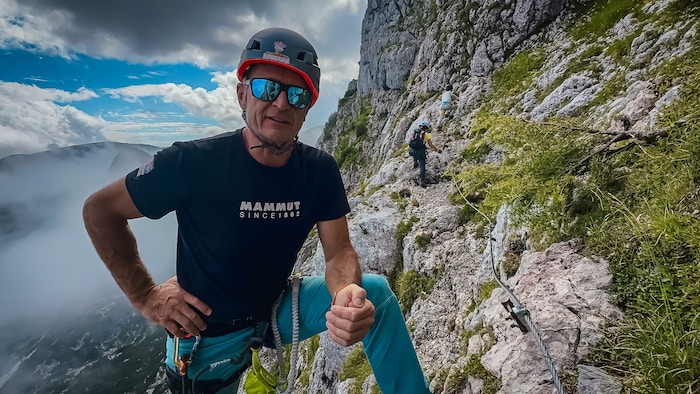Bergführer Heli Putz hat die Bewertung von Klettersteigen weiterentwickelt.