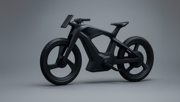 Futuristisch: So stellt sich beispielsweise die künstliche Intelligenz das Fahrrad der Zukunft ...