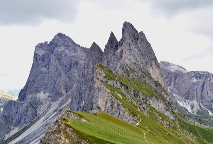 Der Berg Seceda ist ein beliebter Hotspot in den Dolomiten.