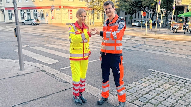 Franziska und Julian wussten, was zu tun ist