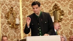 Der steirische Tierschutzlandesrat Hannes Amesbauer (FPÖ) 