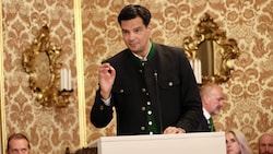 Der steirische Tierschutzlandesrat Hannes Amesbauer (FPÖ) 